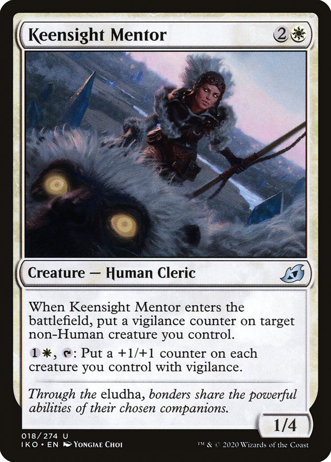 Keensight Mentor [Ikoria: Lair of Behemoths] Magic: The Gathering