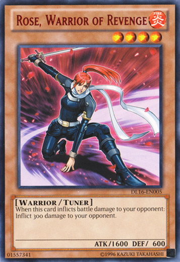 Rose, Warrior of Revenge (Red) [DL16-EN005] Rare Yu-Gi-Oh!