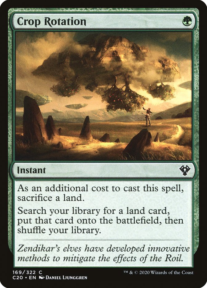 Crop Rotation [Commander 2020] Magic: The Gathering