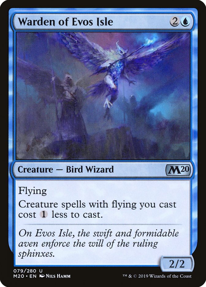 Warden of Evos Isle [Core Set 2020] Magic: The Gathering