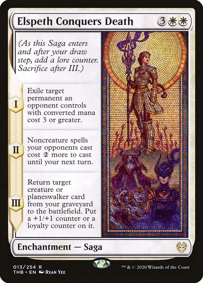 Elspeth Conquers Death [Theros Beyond Death] Magic: The Gathering