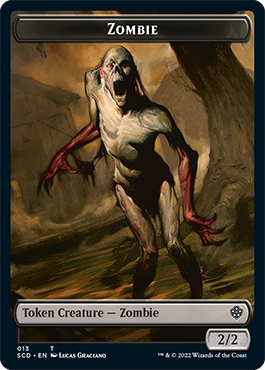 Ogre // Zombie Double-Sided Token [Starter Commander Decks] Magic: The Gathering