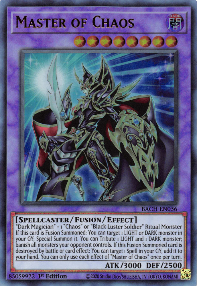 Master of Chaos [BACH-EN036] Ultra Rare Yu-Gi-Oh!