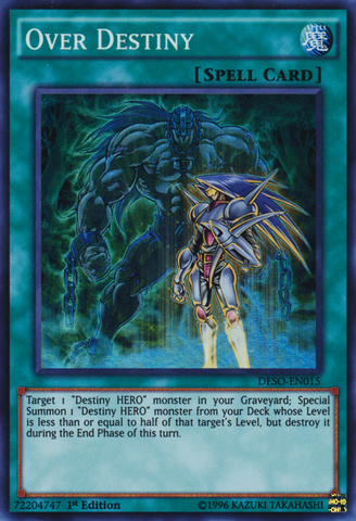 Over Destiny [DESO-EN015] Super Rare Yu-Gi-Oh!