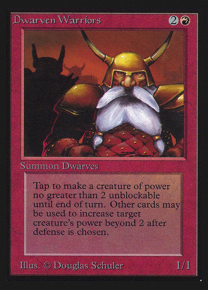 Dwarven Warriors [International Collectors' Edition] Magic: The Gathering