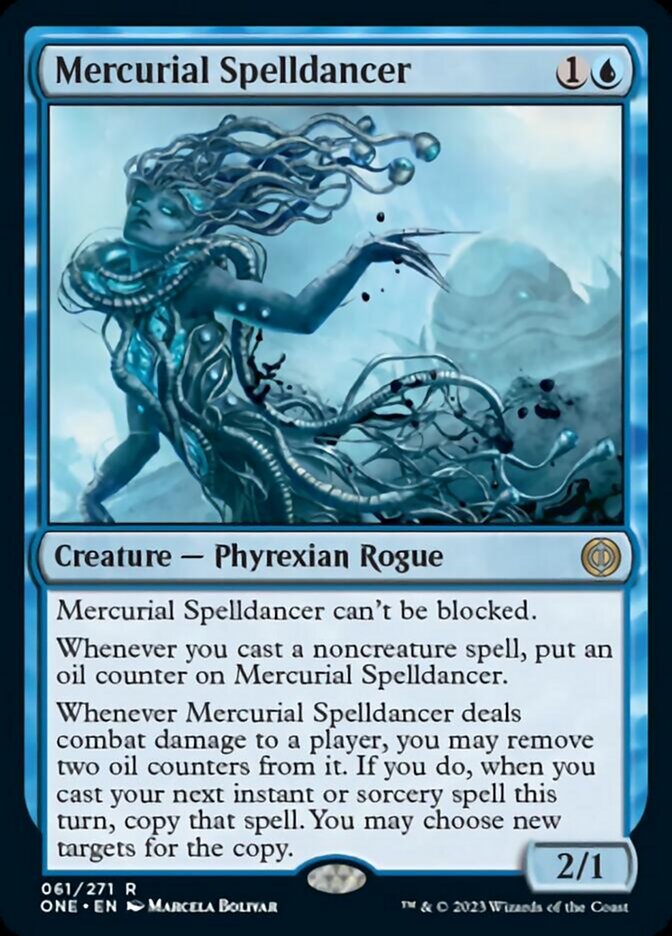 Mercurial Spelldancer [Phyrexia: All Will Be One] Magic: The Gathering
