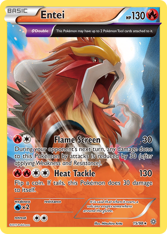 Entei (15/98) [XY: Ancient Origins] Pokémon