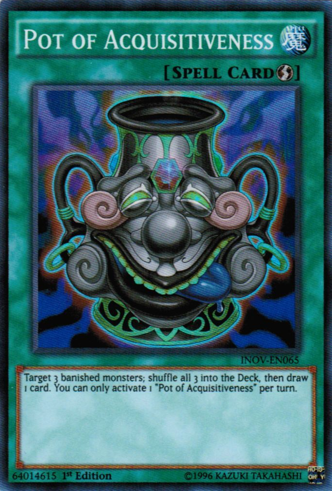 Pot of Acquisitiveness [INOV-EN065] Super Rare Yu-Gi-Oh!