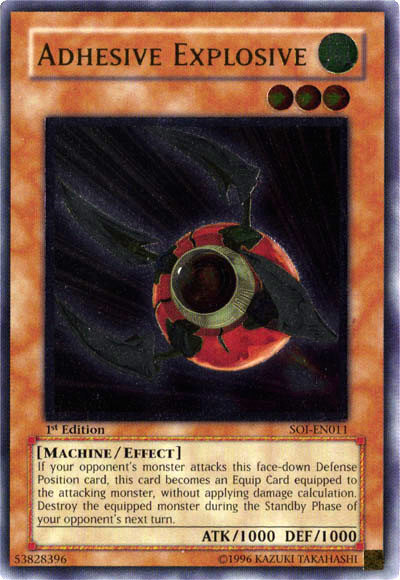 Adhesive Explosive (UTR) [SOI-EN011] Ultimate Rare Yu-Gi-Oh!
