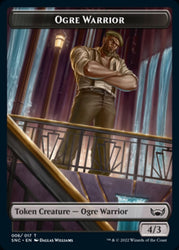 Ogre Warrior // Copy Double-Sided Token [Streets of New Capenna Tokens] Magic: The Gathering