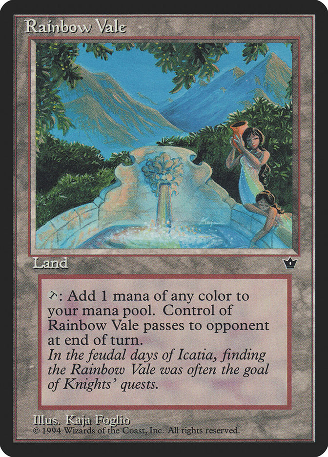 Rainbow Vale [Fallen Empires] Magic: The Gathering