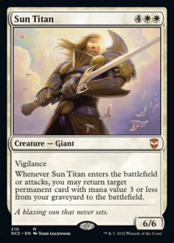 Sun Titan [Streets of New Capenna Commander] Magic: The Gathering