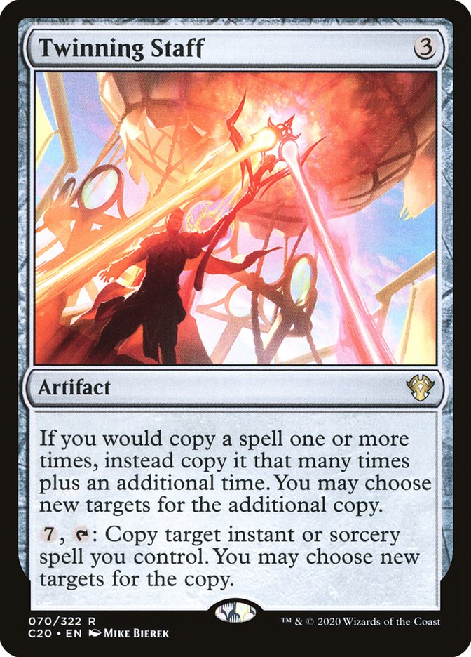 Twinning Staff [Commander 2020] Magic: The Gathering