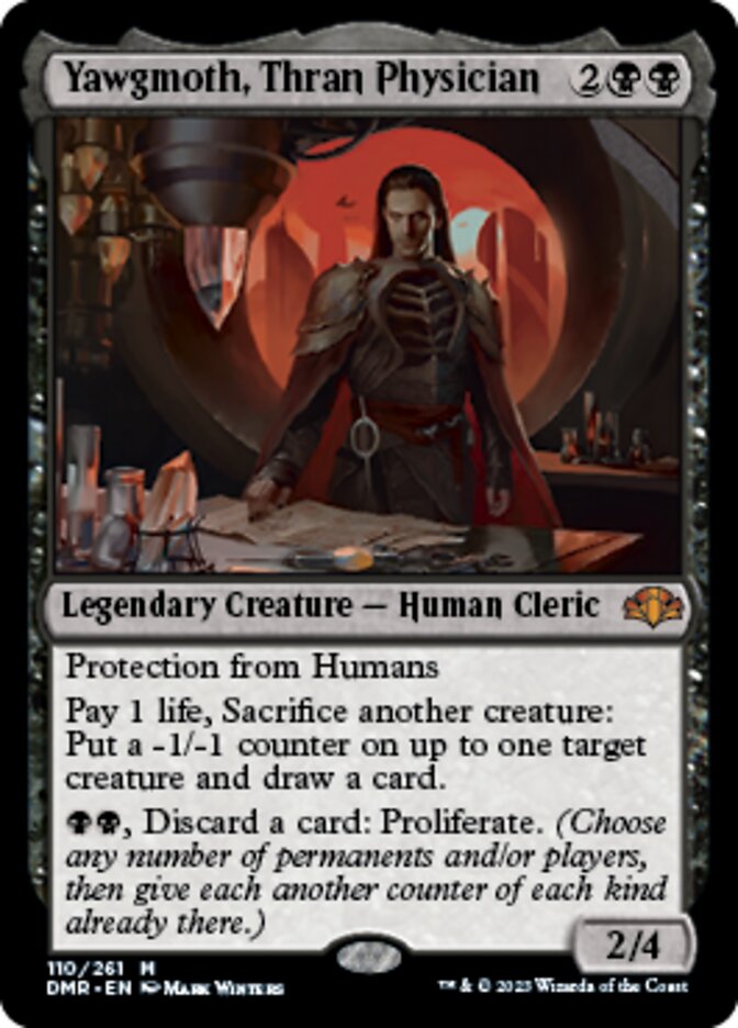Yawgmoth, Thran Physician [Dominaria Remastered] Magic: The Gathering