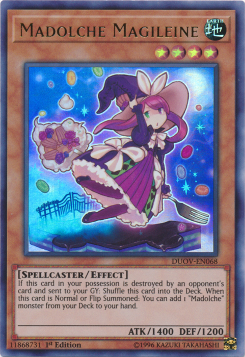 Madolche Magileine [DUOV-EN068] Ultra Rare Yu-Gi-Oh!