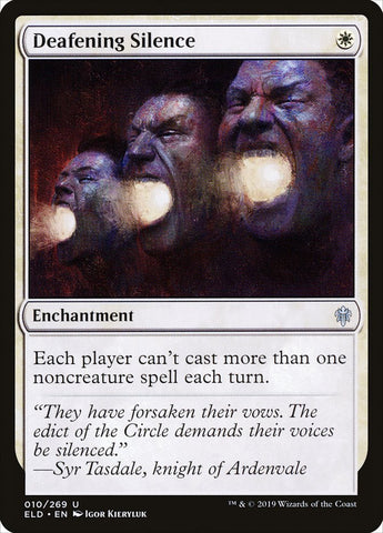 Deafening Silence [Throne of Eldraine] Magic: The Gathering