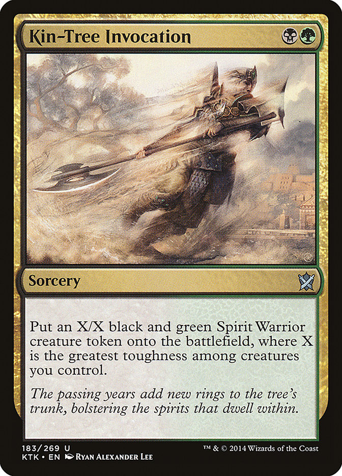 Kin-Tree Invocation [Khans of Tarkir] Magic: The Gathering