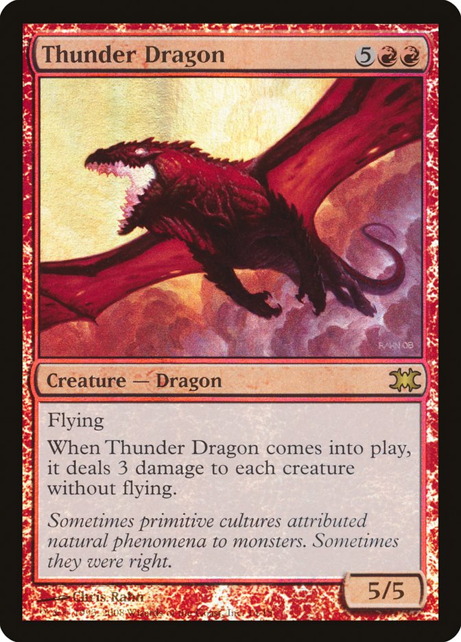 Thunder Dragon [From the Vault: Dragons] Magic: The Gathering