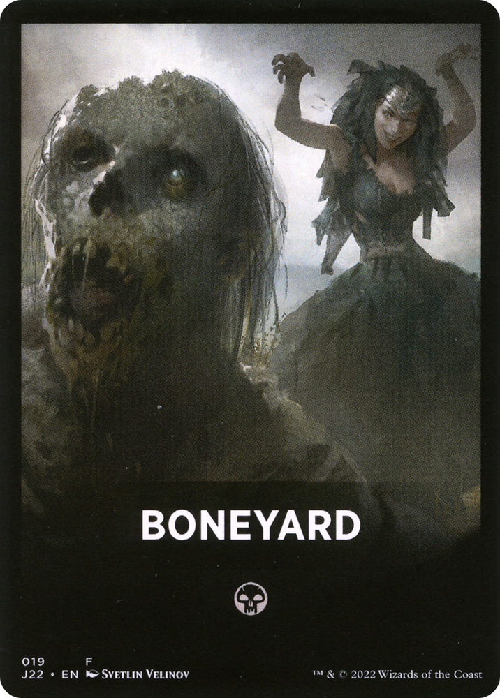 Boneyard Theme Card [Jumpstart 2022 Front Cards] Magic: The Gathering