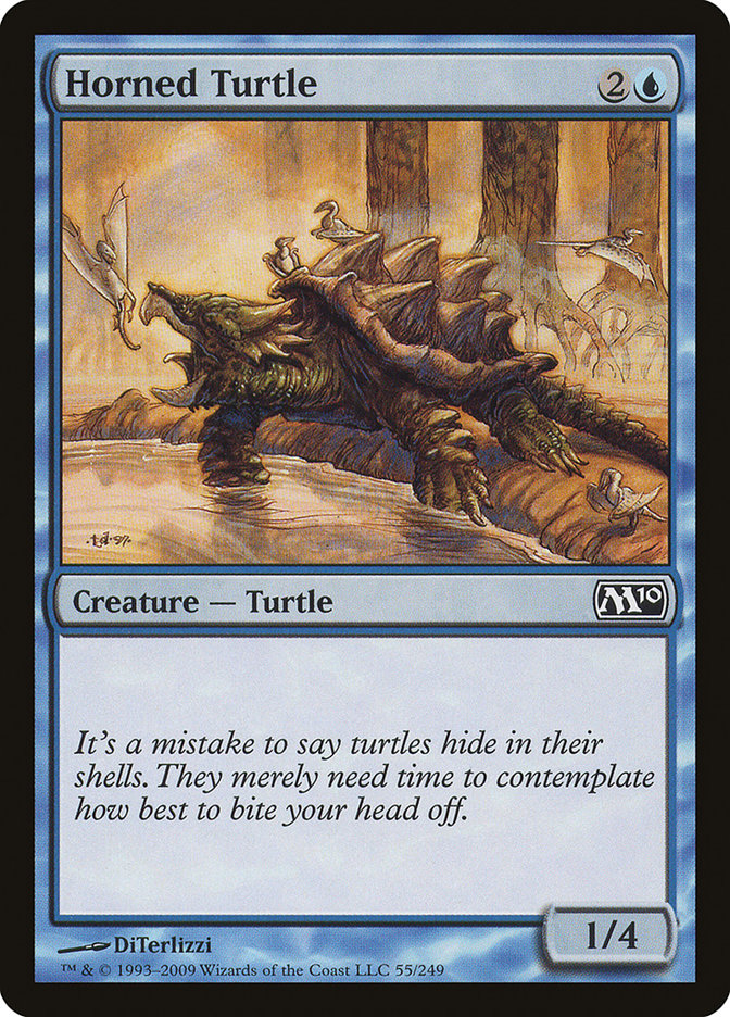 Horned Turtle [Magic 2010] Magic: The Gathering