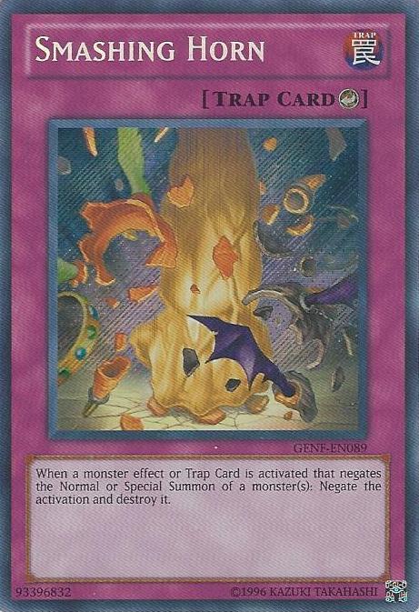 Smashing Horn [GENF-EN089] Secret Rare Yu-Gi-Oh!