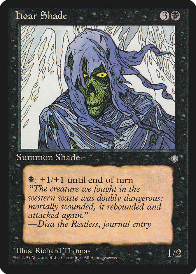 Hoar Shade [Ice Age] Magic: The Gathering