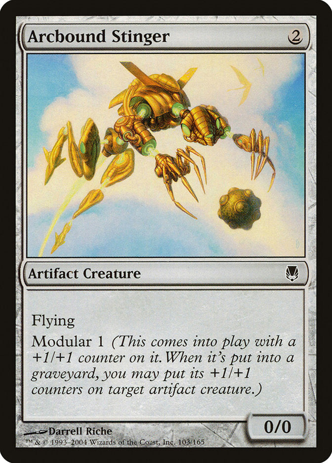 Arcbound Stinger [Darksteel] Magic: The Gathering