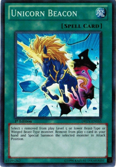Unicorn Beacon [DREV-EN055] Super Rare Yu-Gi-Oh!