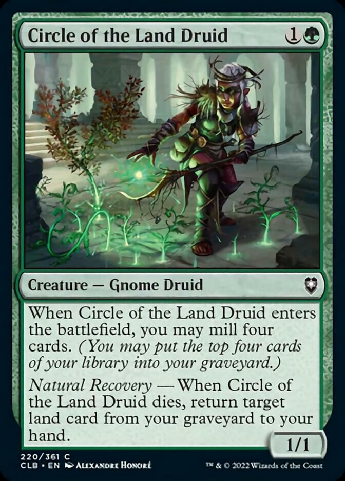 Circle of the Land Druid [Commander Legends: Battle for Baldur's Gate] Magic: The Gathering