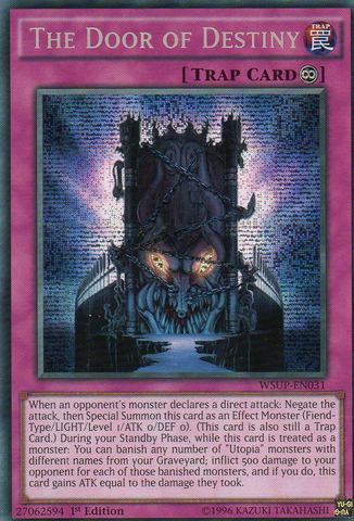 The Door of Destiny [WSUP-EN031] Secret Rare Yu-Gi-Oh!