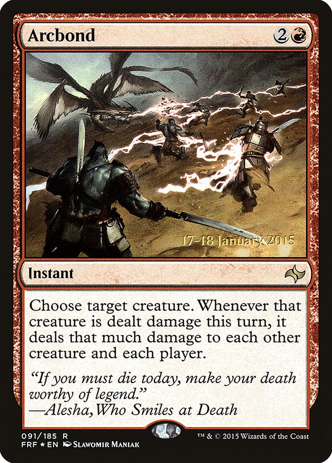 Arcbond [Fate Reforged Prerelease Promos] Magic: The Gathering