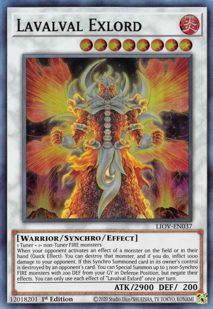 Lavalval Exlord [LIOV-EN037] Super Rare Yu-Gi-Oh!