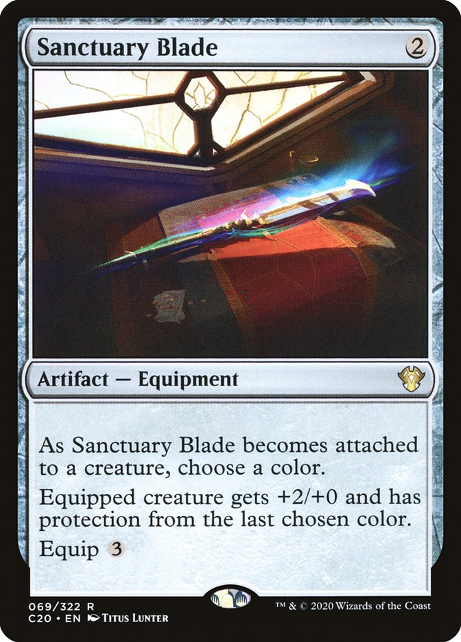 Sanctuary Blade [Commander 2020] Magic: The Gathering