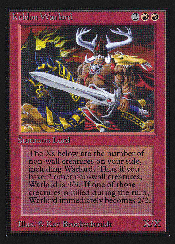 Keldon Warlord [Collectors' Edition] Magic: The Gathering