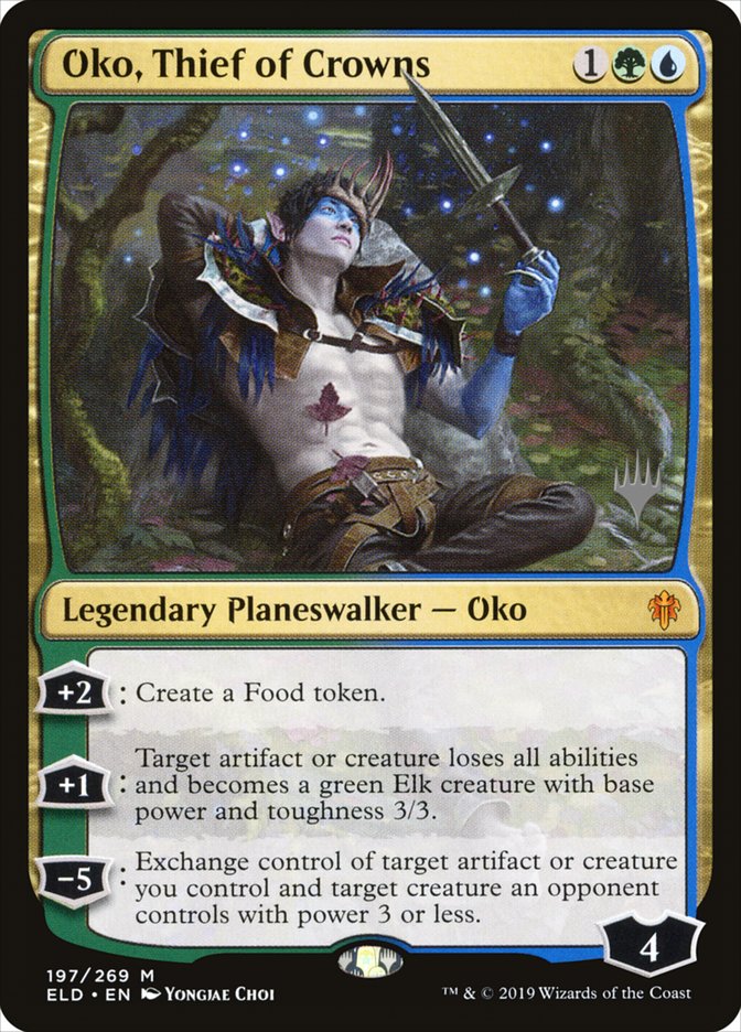 Oko, Thief of Crowns (Promo Pack) [Throne of Eldraine Promos] Magic: The Gathering