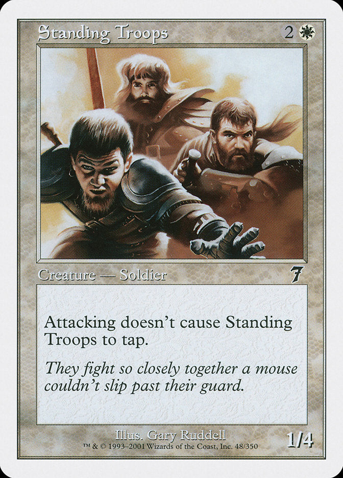Standing Troops [Seventh Edition] Magic: The Gathering