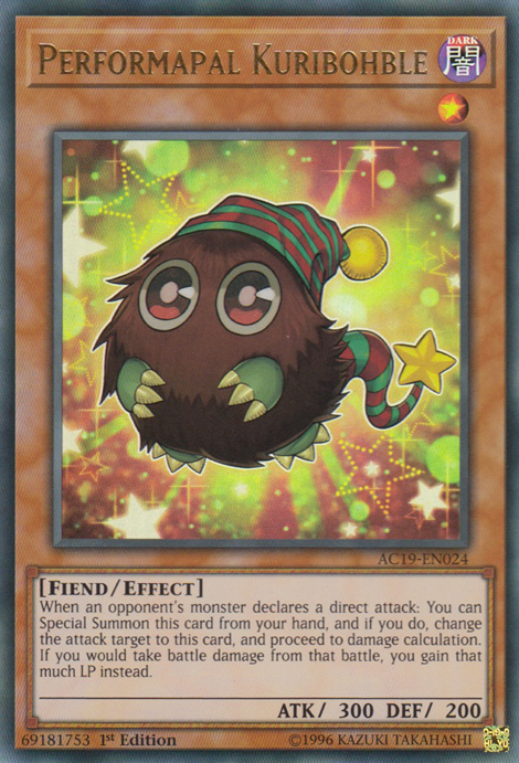 Performapal Kuribohble [AC19-EN024] Ultra Rare Yu-Gi-Oh!