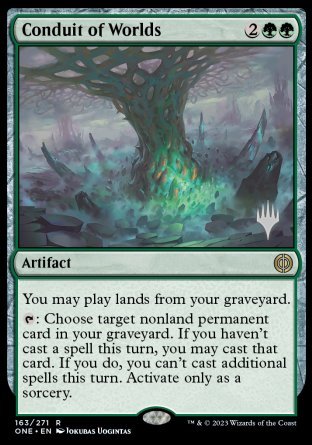 Conduit of Worlds (Promo Pack) [Phyrexia: All Will Be One Promos] Magic: The Gathering