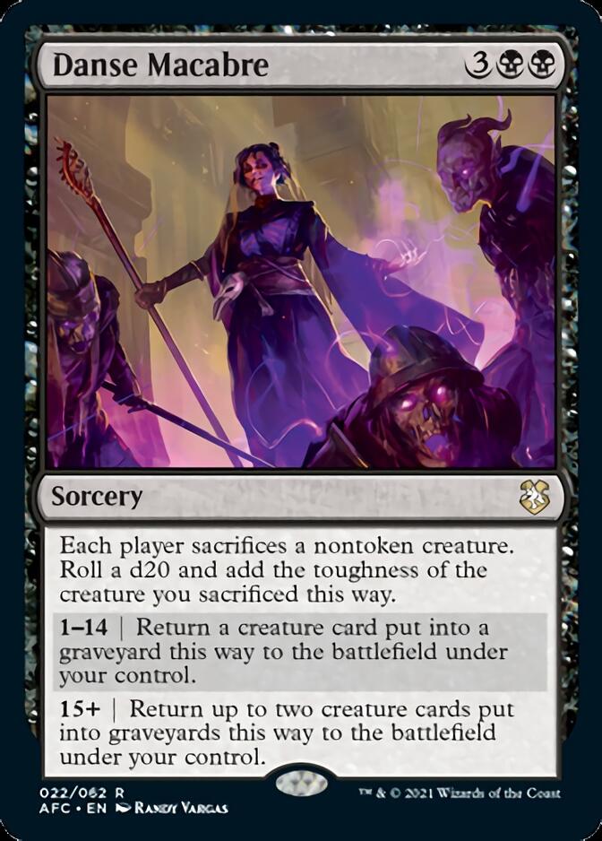 Danse Macabre [Dungeons & Dragons: Adventures in the Forgotten Realms Commander] Magic: The Gathering