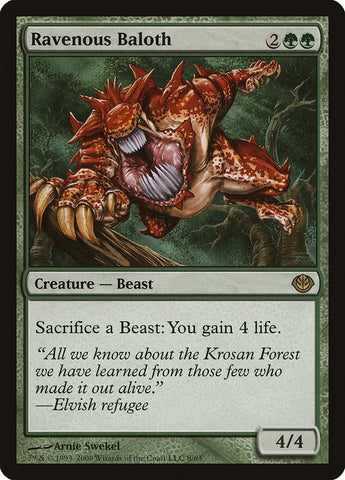 Ravenous Baloth [Duel Decks: Garruk vs. Liliana] Magic: The Gathering