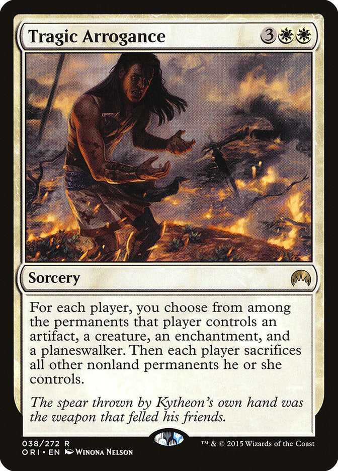 Tragic Arrogance [Magic Origins] Magic: The Gathering