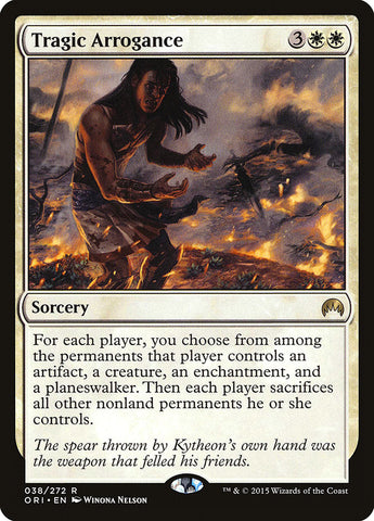 Tragic Arrogance [Magic Origins] Magic: The Gathering