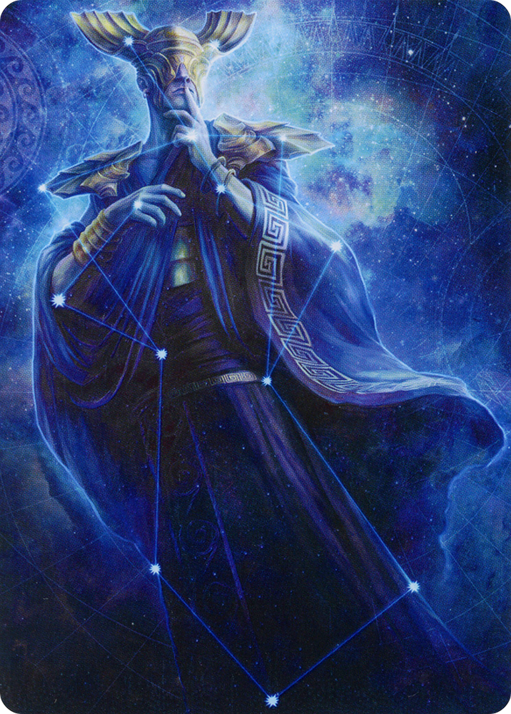 Atris, Oracle of Half-Truths Art Card [March of the Machine Art Series] Magic: The Gathering