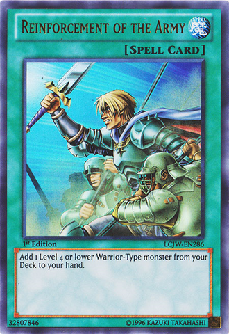 Reinforcement of the Army [LCJW-EN286] Ultra Rare Yu-Gi-Oh!