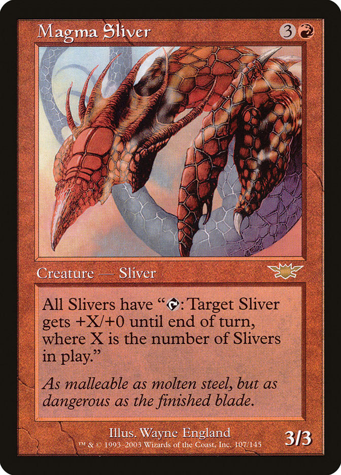 Magma Sliver [Legions] Magic: The Gathering