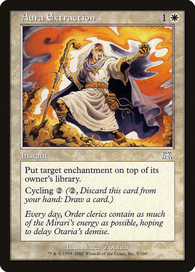 Aura Extraction [Onslaught] Magic: The Gathering