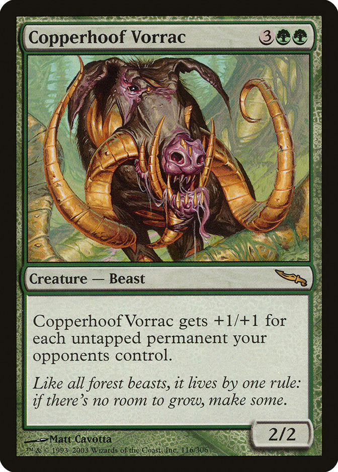 Copperhoof Vorrac [Mirrodin] Magic: The Gathering