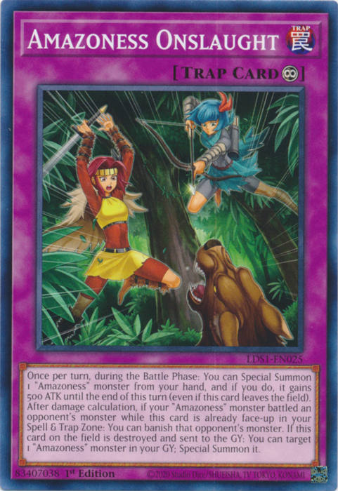 Amazoness Onslaught [LDS1-EN025] Common Yu-Gi-Oh!