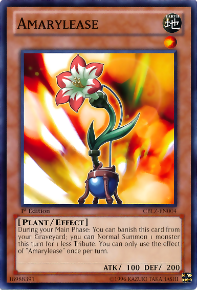 Amarylease [CBLZ-EN004] Common Yu-Gi-Oh!