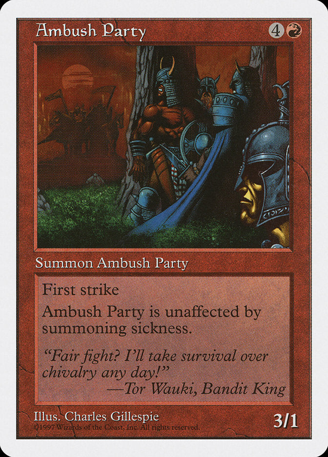 Ambush Party [Fifth Edition] Magic: The Gathering